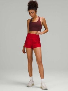 Lululemon Speed Up High-Rise Short 4"
Dark Red